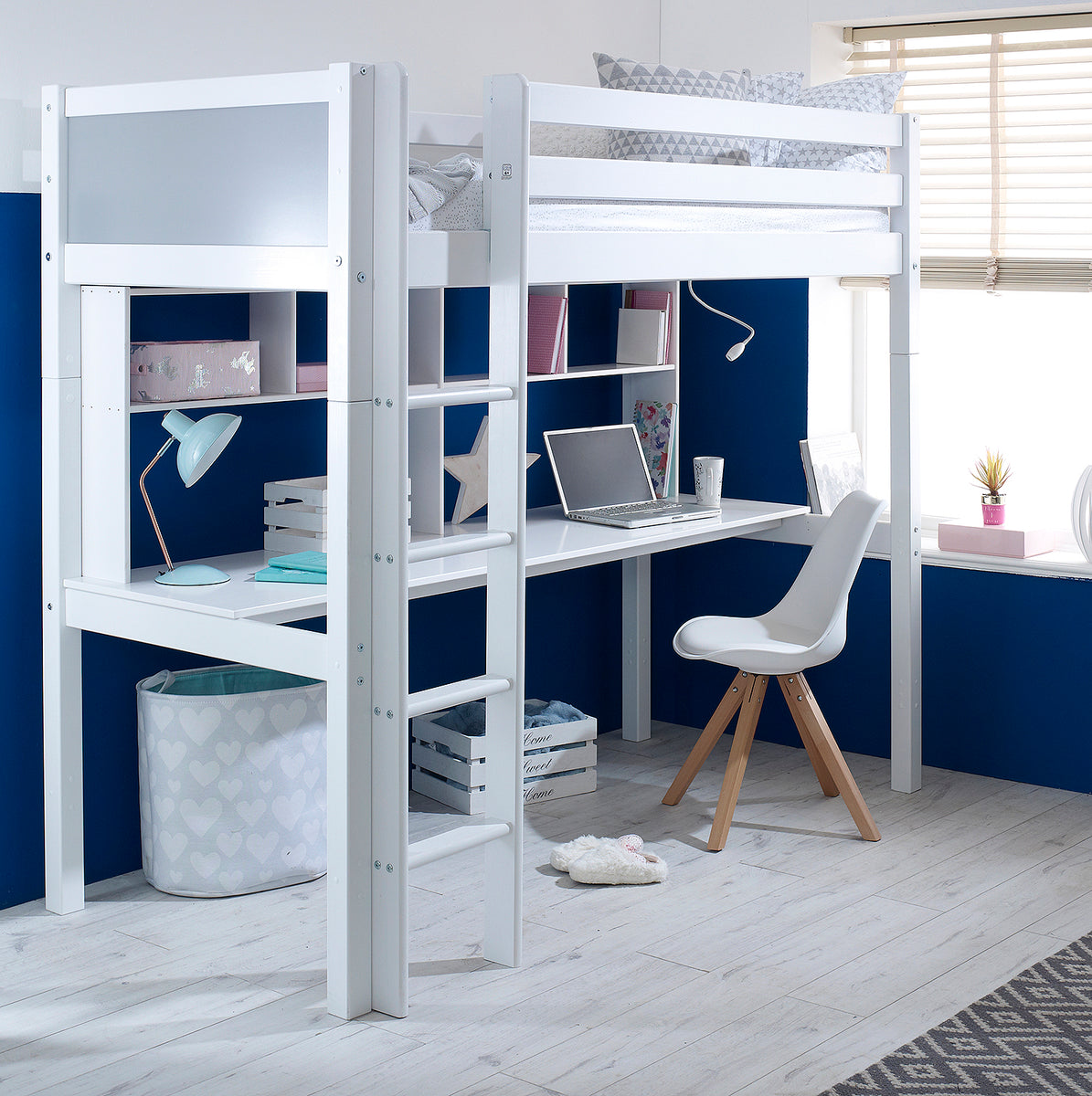 Flexa Nordic White High Sleeper Bed