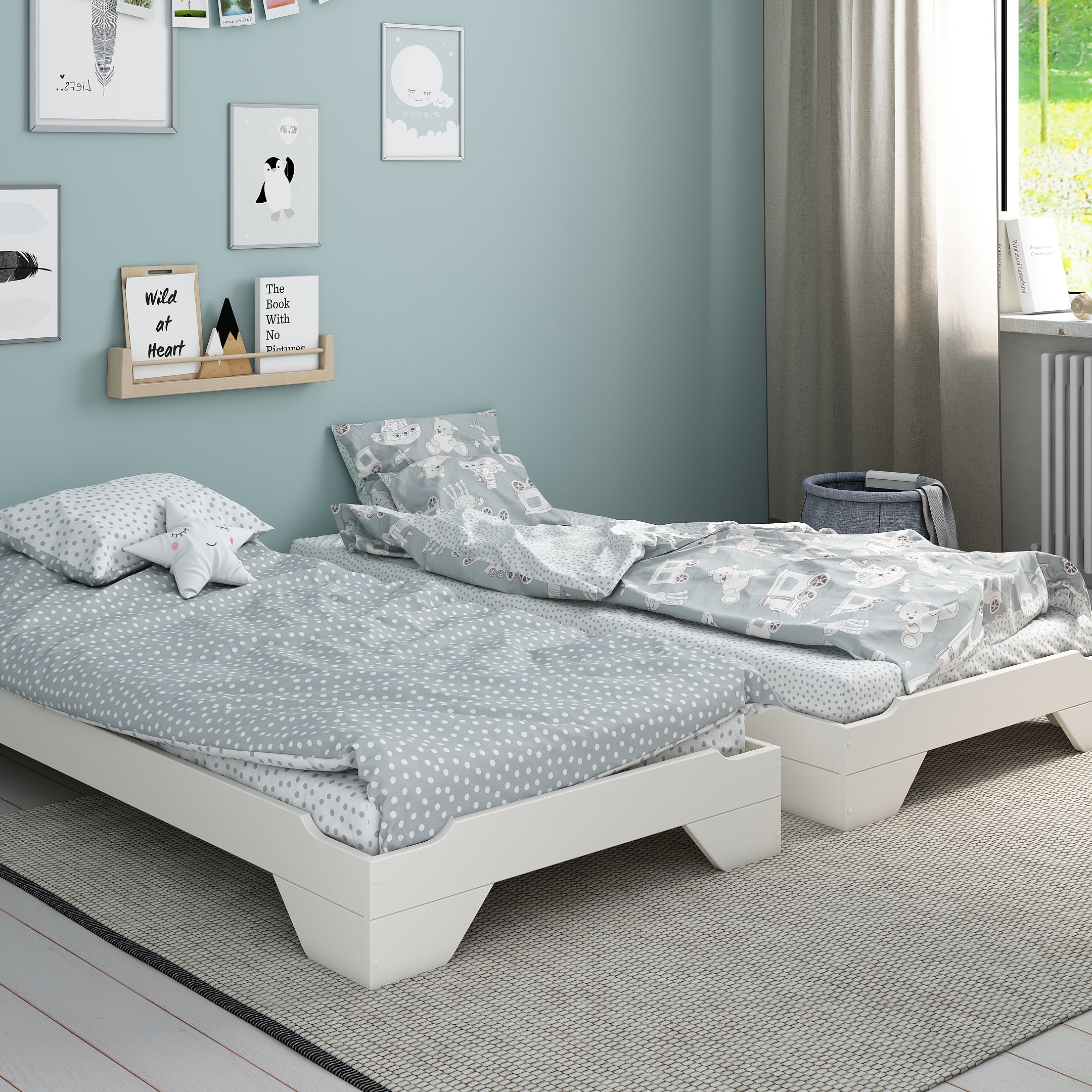 Chino Stack Bed Stack Stacking Bed Single Stackable Beds from Kids Avenue – Family Window