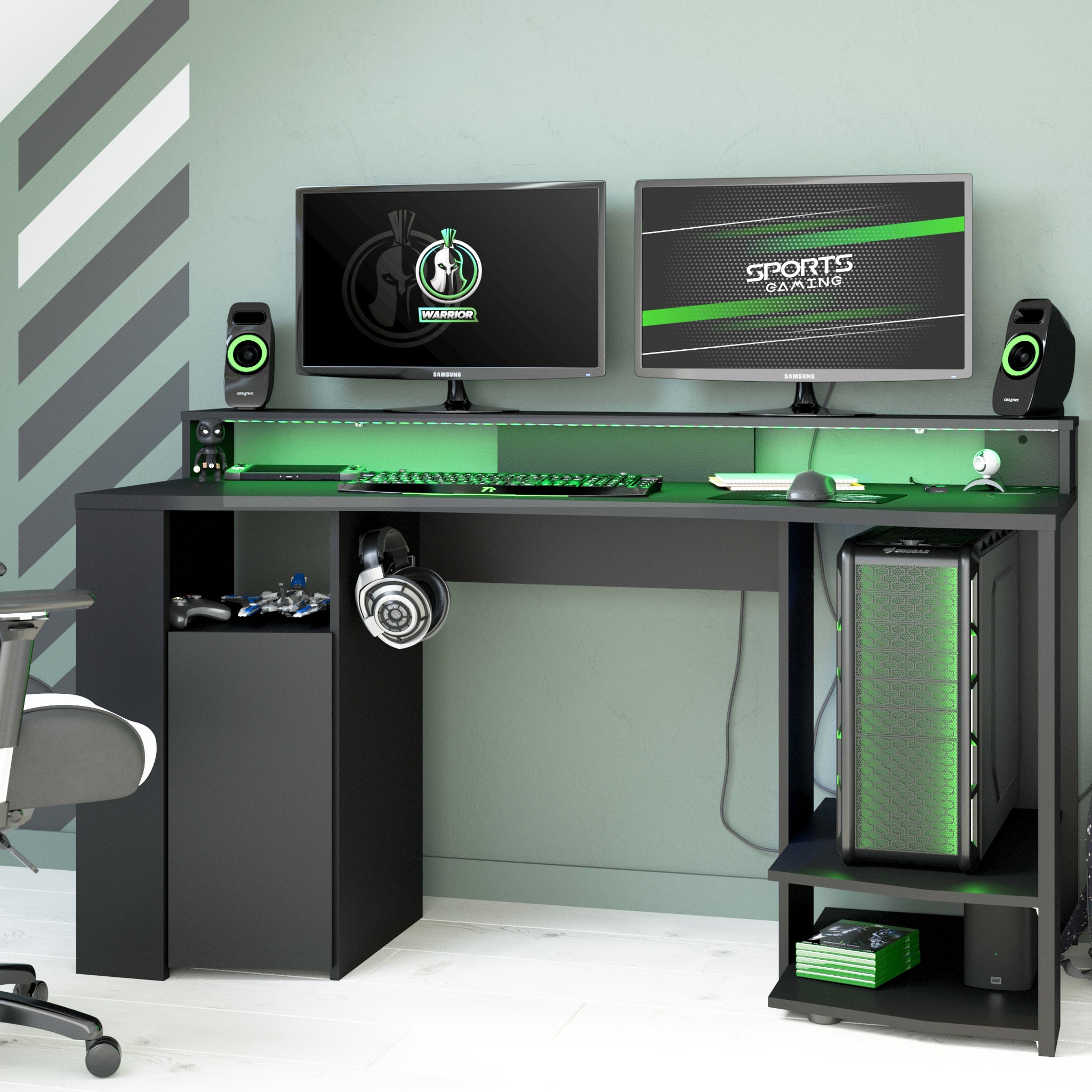 Gaming desk for tv hotsell