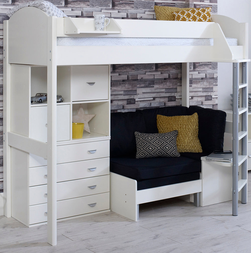 High Sleeper Single Cabin Bed With Storage Stompa Noah F High