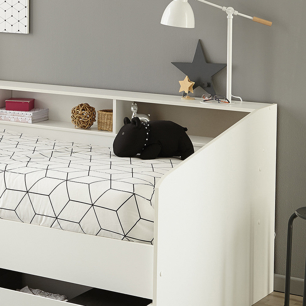 Parisot Sleep Day Bed with Drawers Shelving