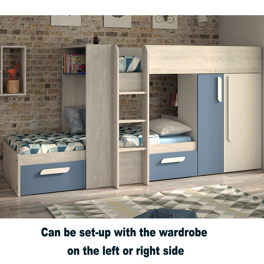 Beds with clearance wardrobe storage